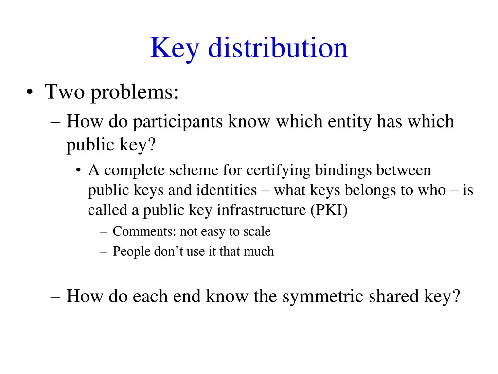 key distribution 1