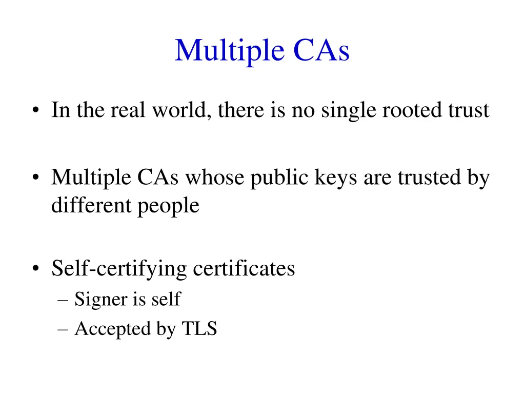 multiple cas