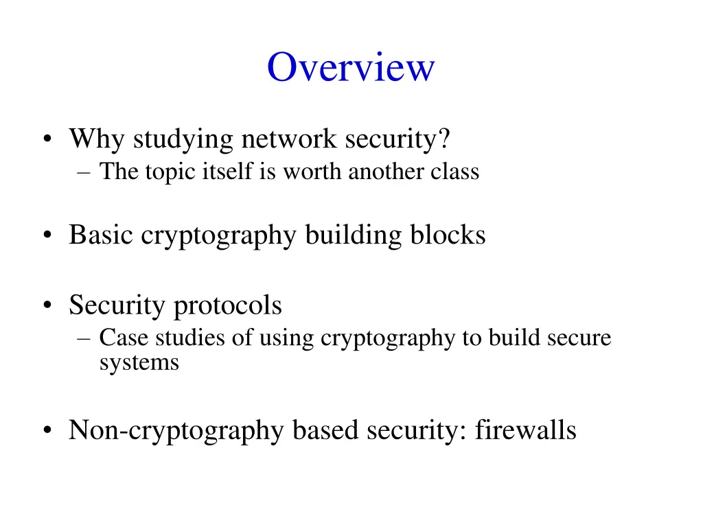 overview 1
