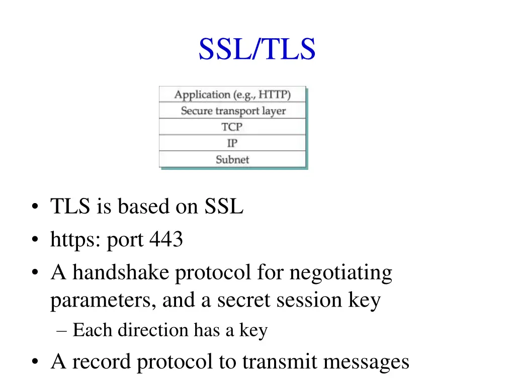 ssl tls