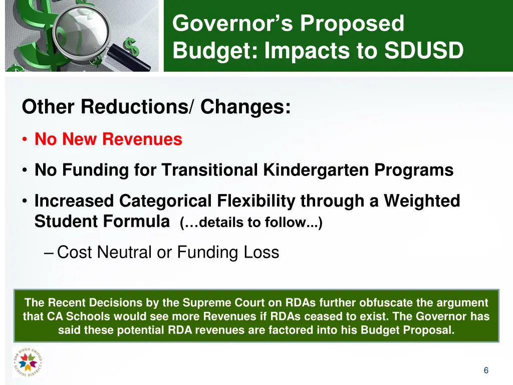 governor s proposed budget impacts to sdusd 2