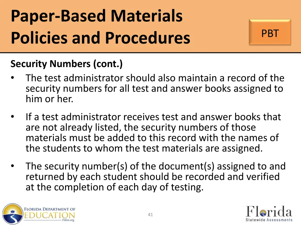 paper based materials policies and procedures 2