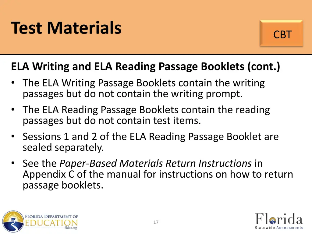 test materials 2