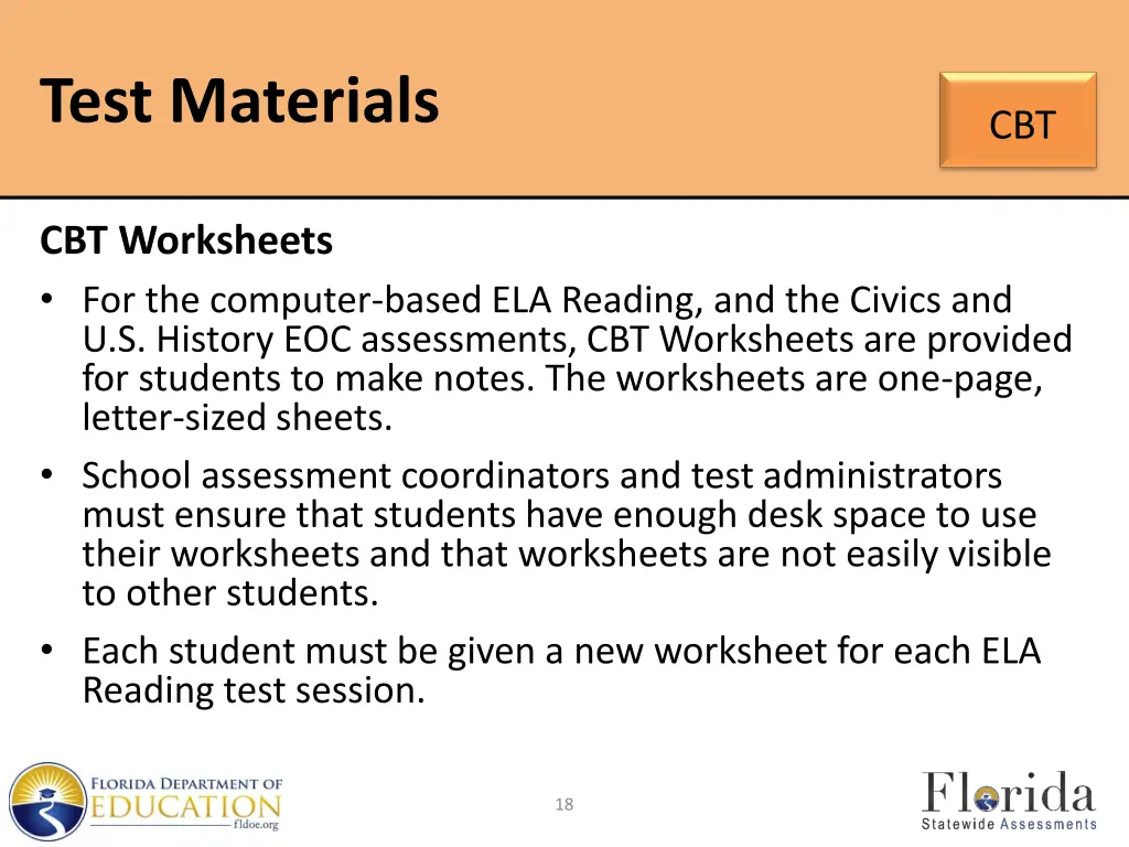 test materials 3