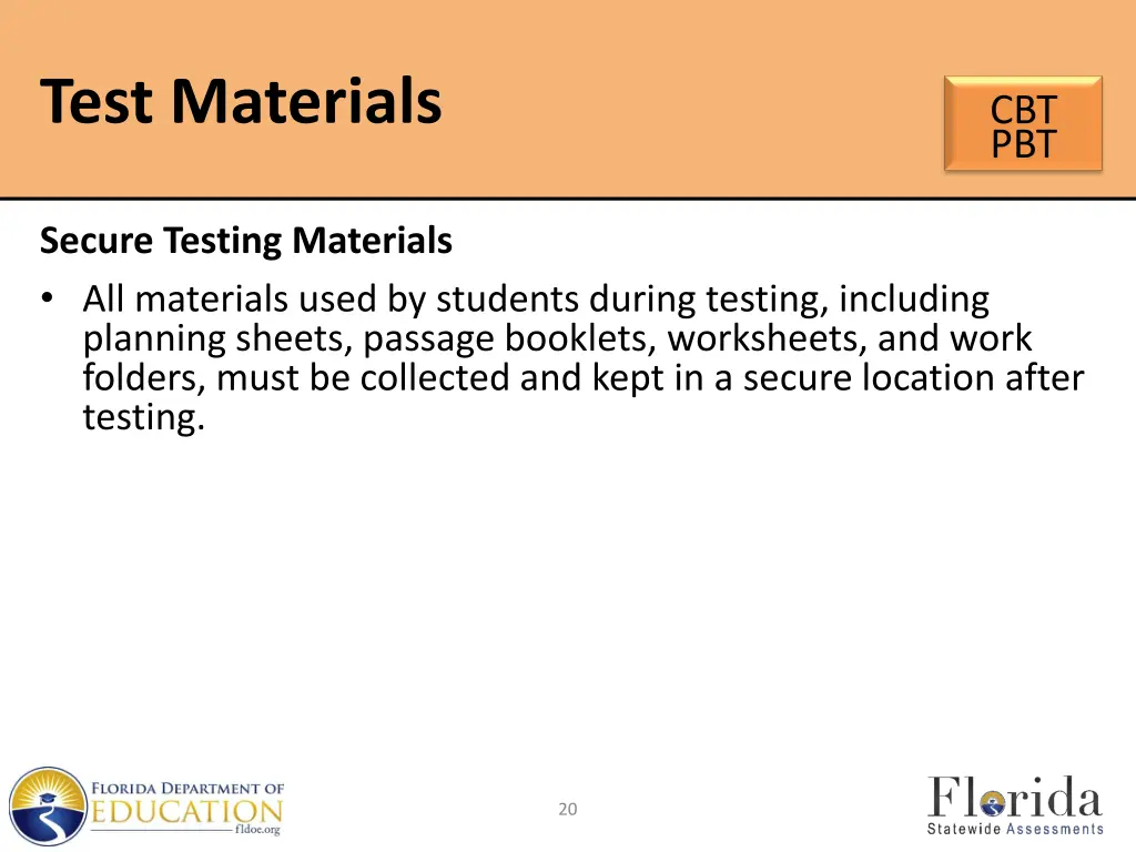 test materials 5