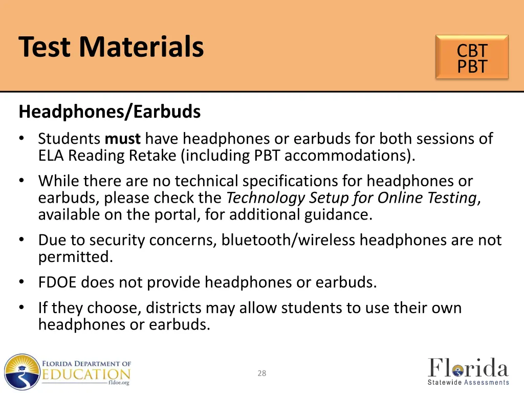 test materials 6