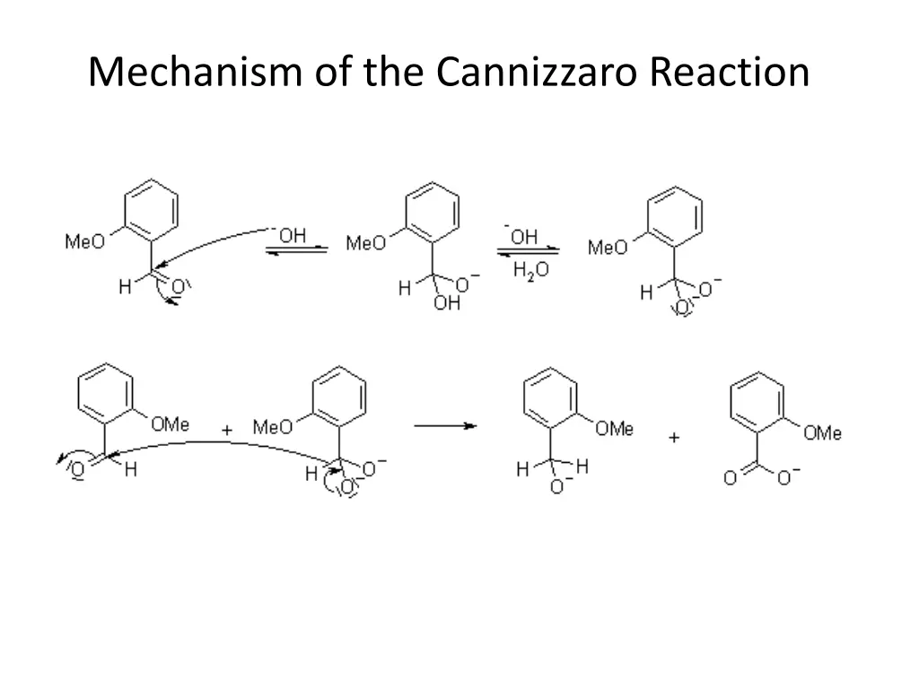 mechanism of the cannizzaro reaction