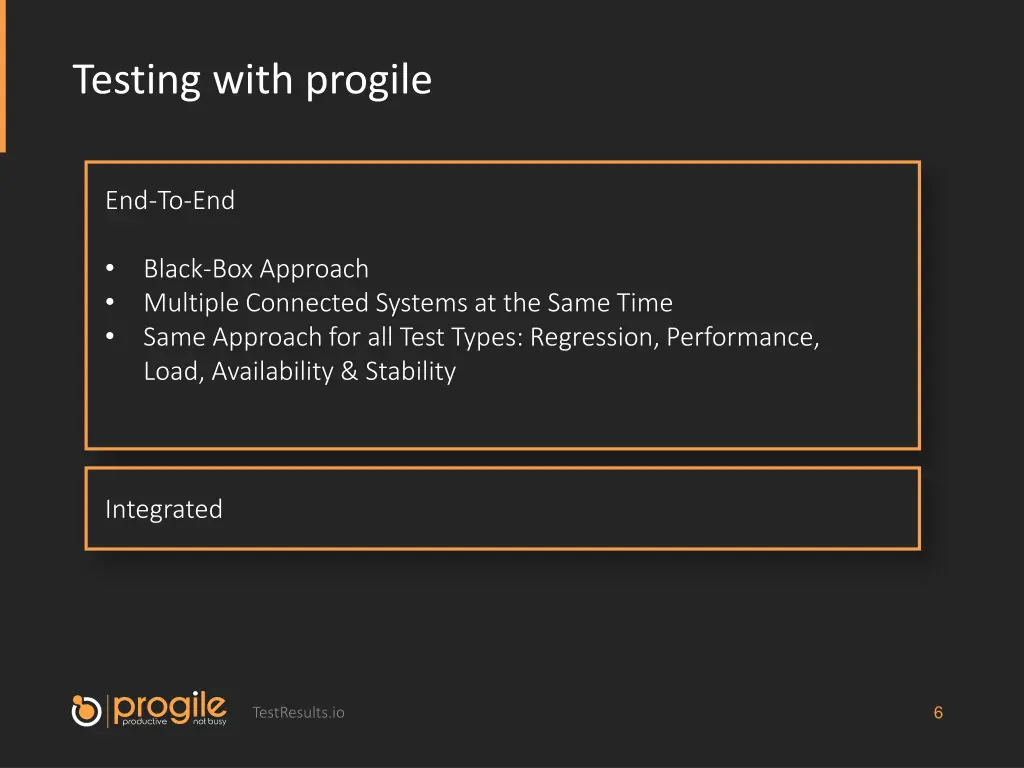 testing with progile 3