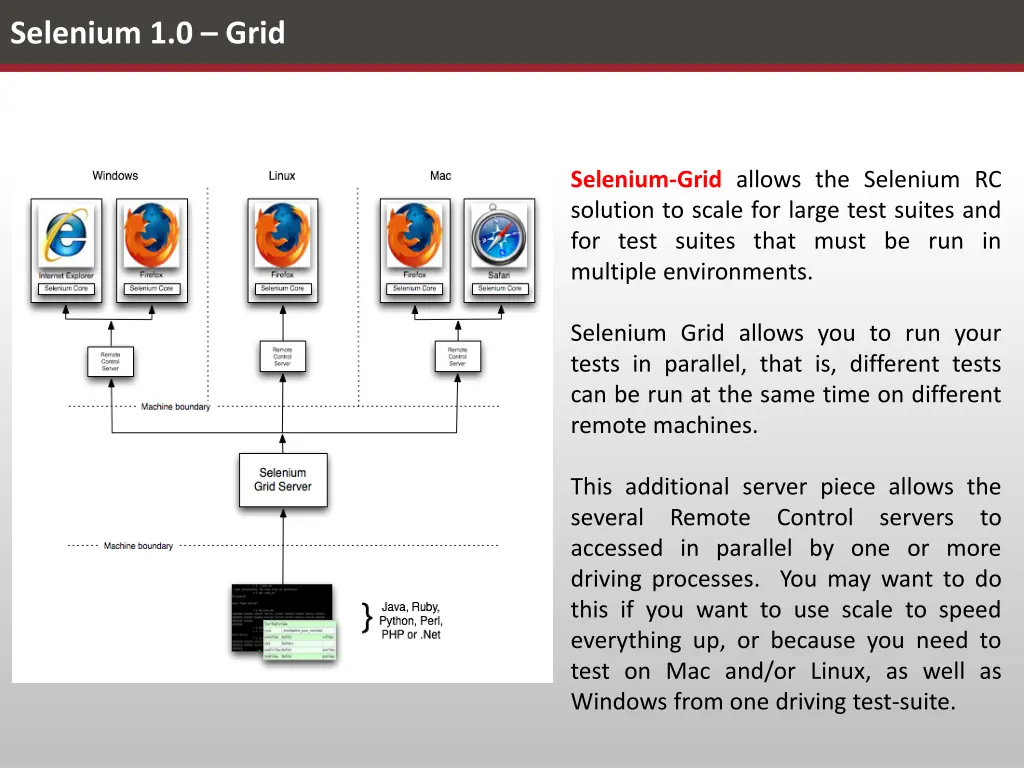 selenium 1 0 grid