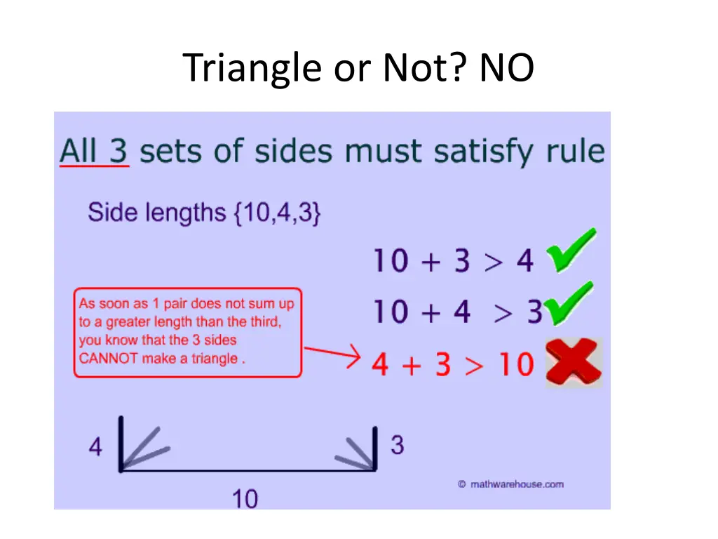 triangle or not no