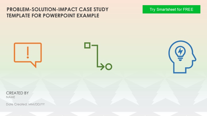 problem solution impact case study template