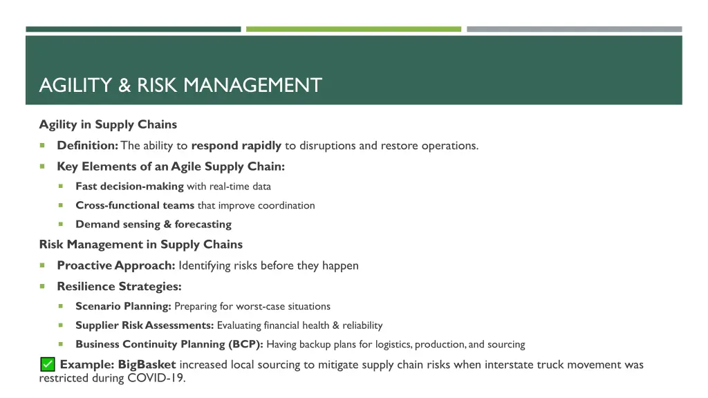 agility risk management