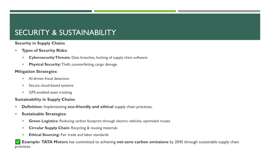 security sustainability
