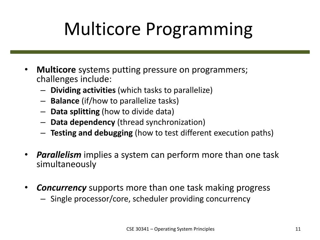 multicore programming