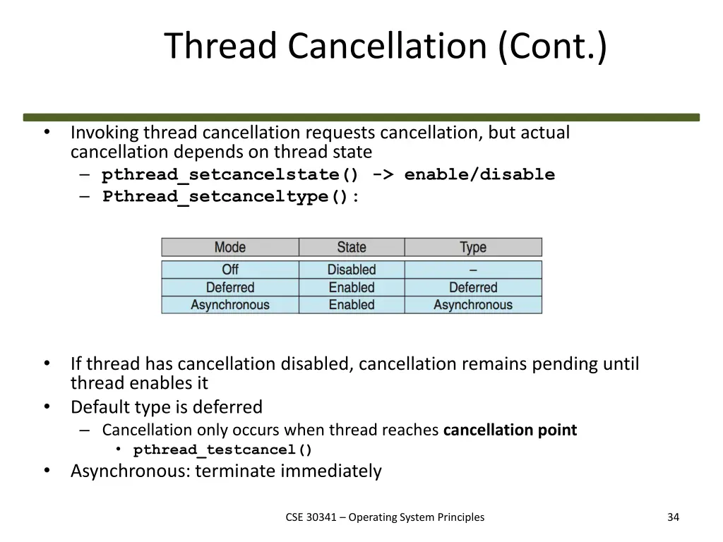 thread cancellation cont