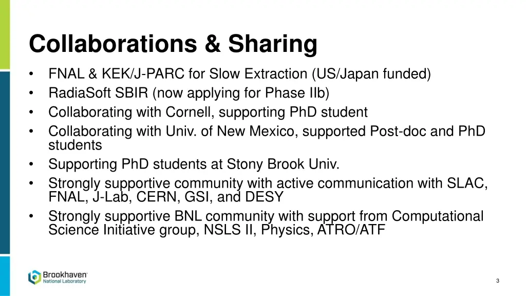 collaborations sharing