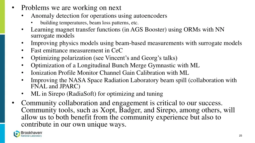 problems we are working on next anomaly detection