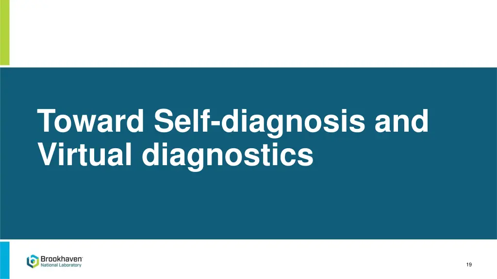 toward self diagnosis and virtual diagnostics