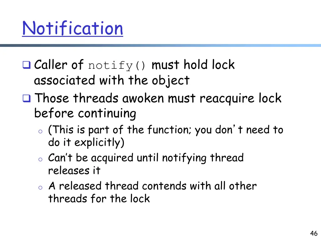 notification