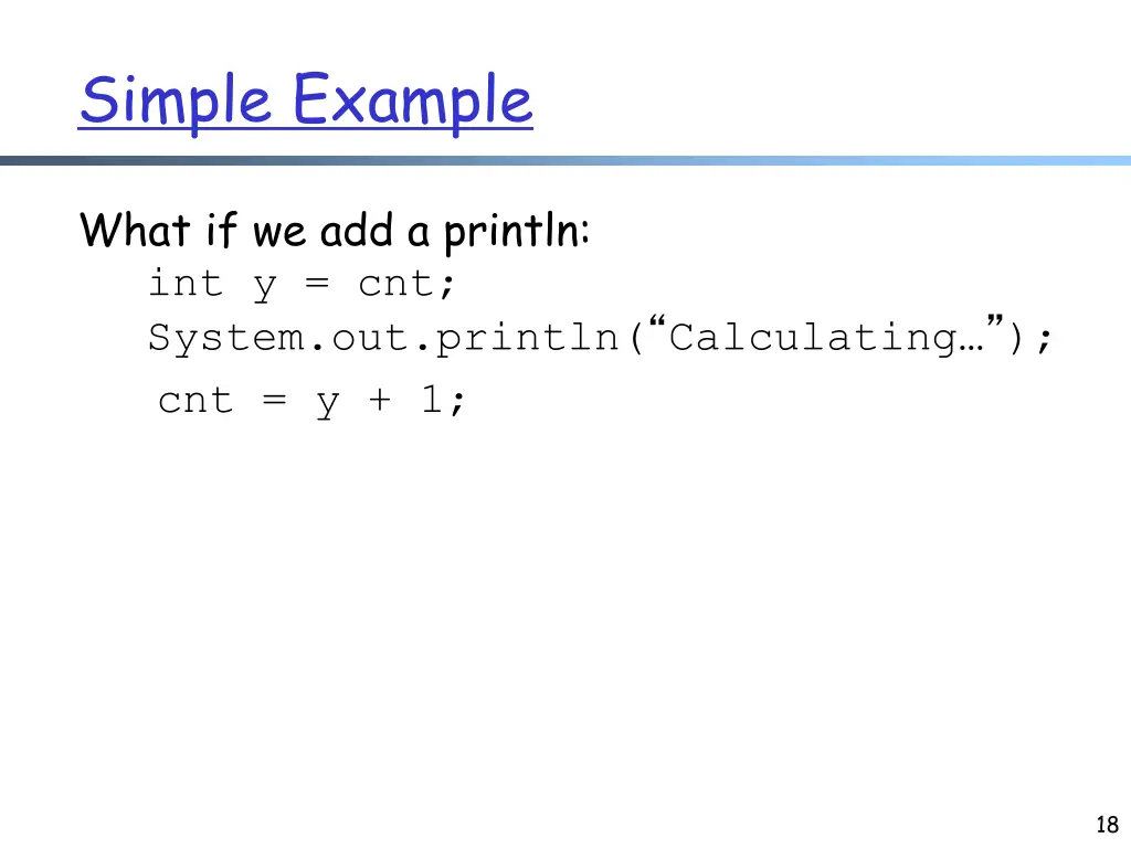 simple example 1