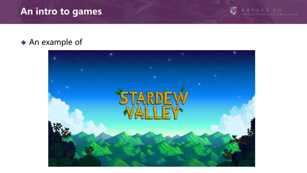 an intro to games