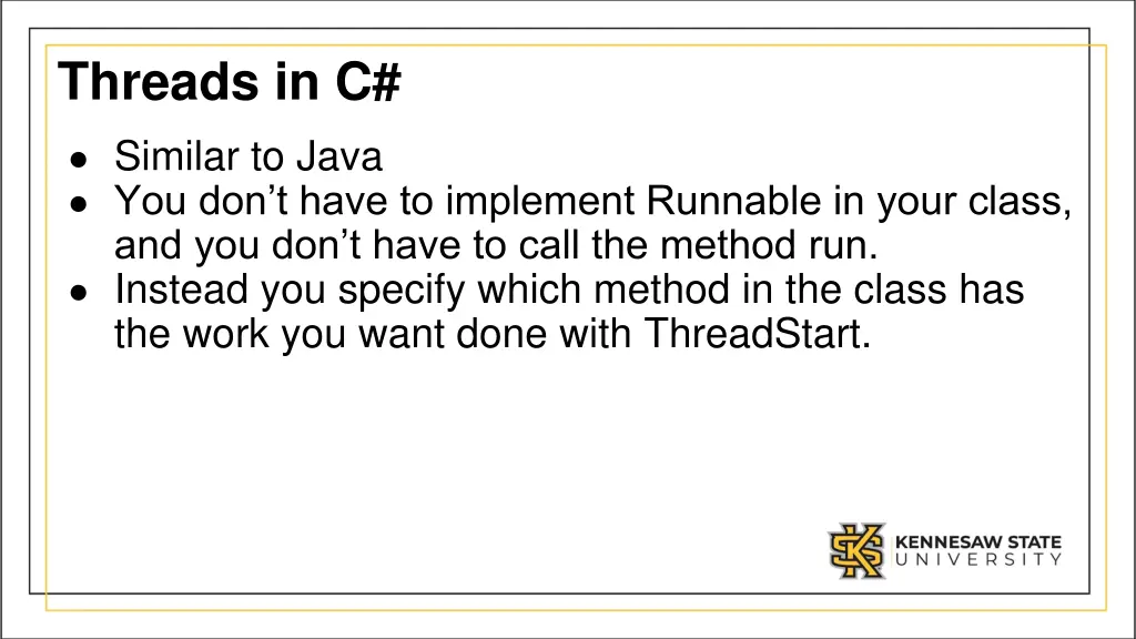 threads in c