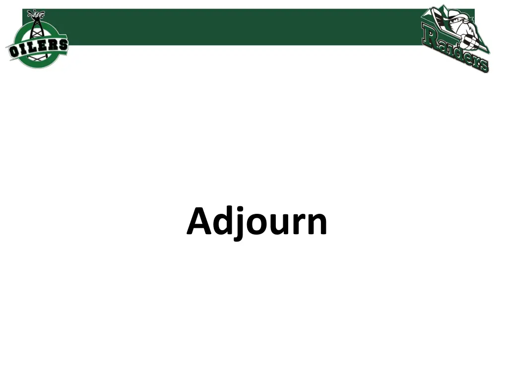 adjourn