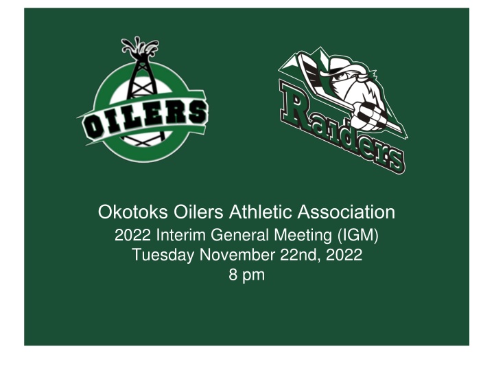 okotoks oilers athletic association 2020 2021