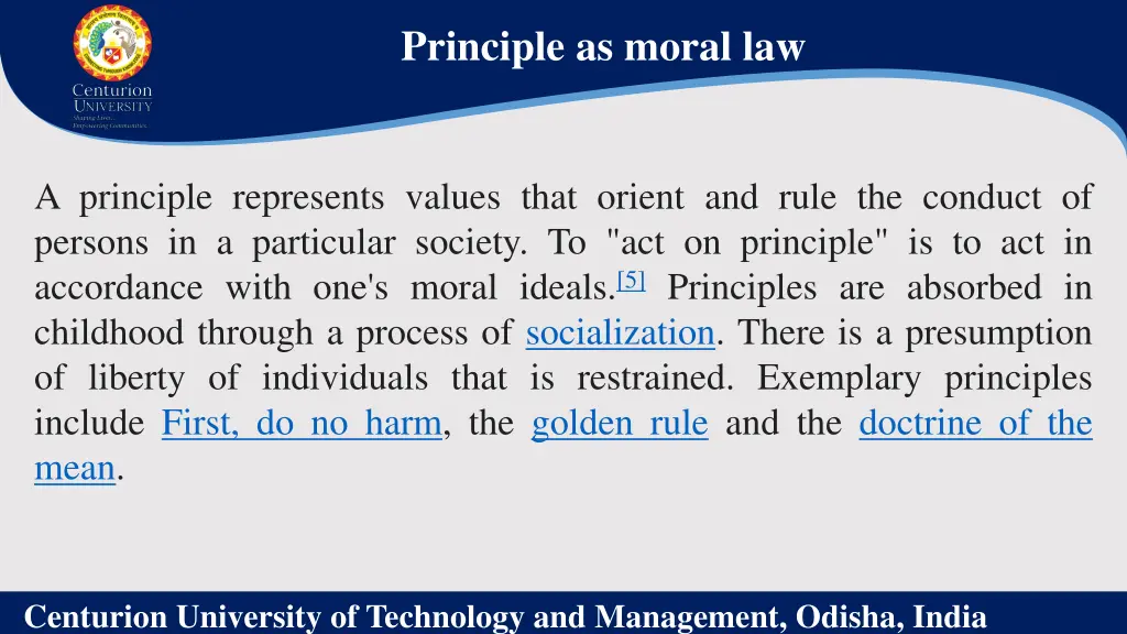 principle as moral law