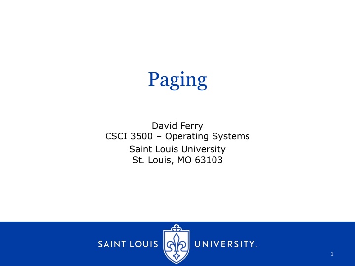 paging