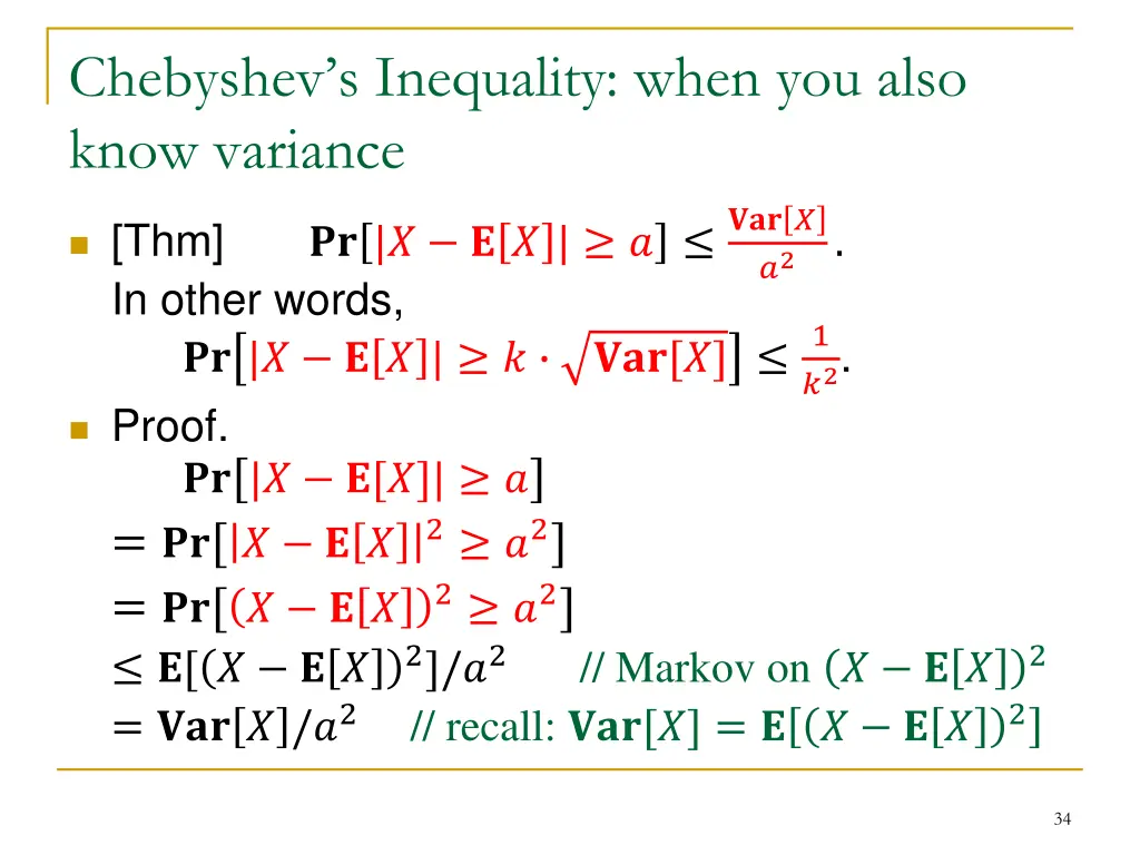 chebyshev s inequality when you also know