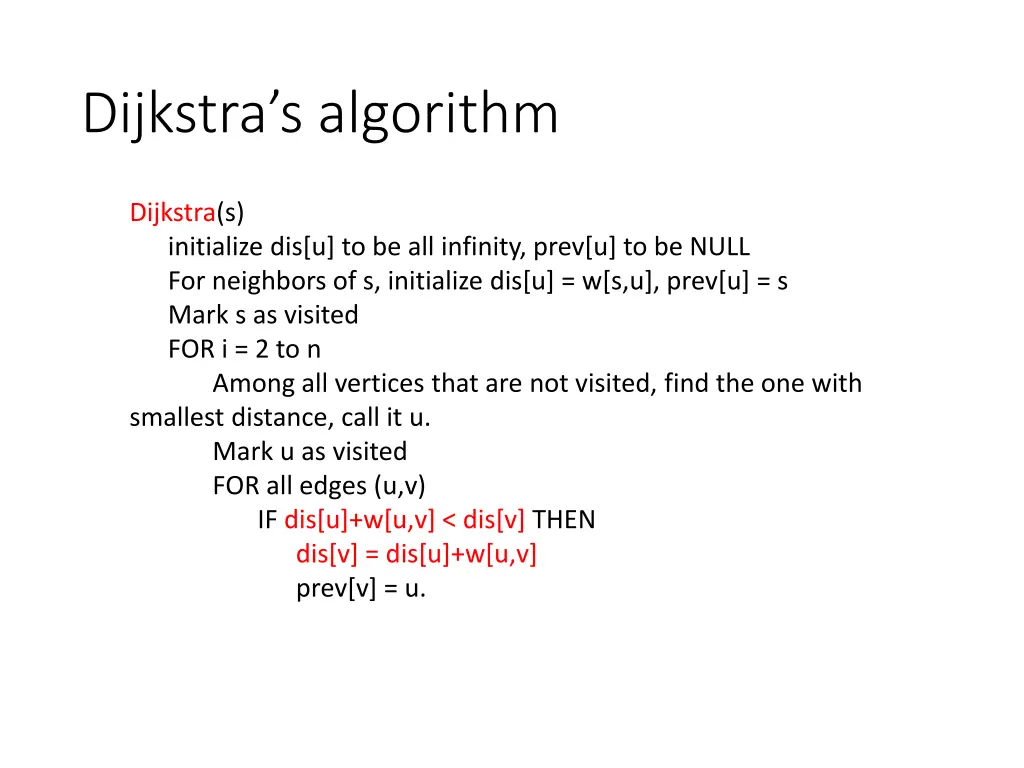dijkstra s algorithm
