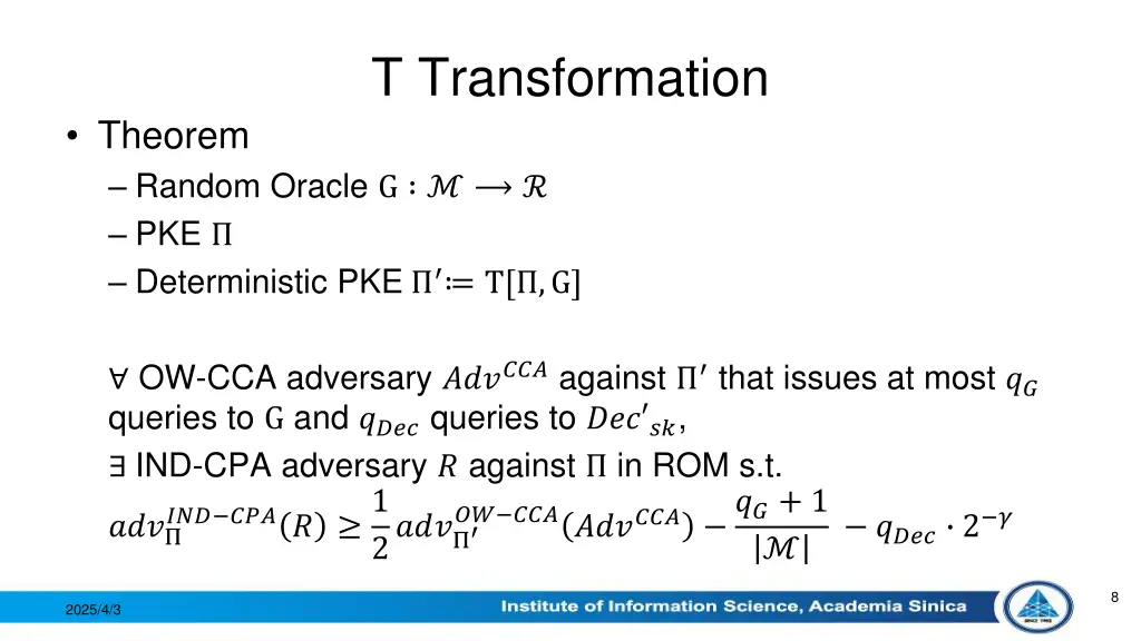 t transformation 1