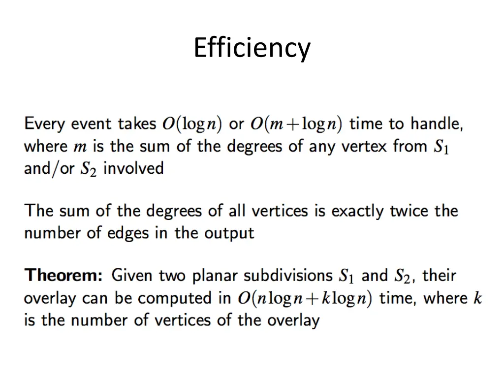 efficiency