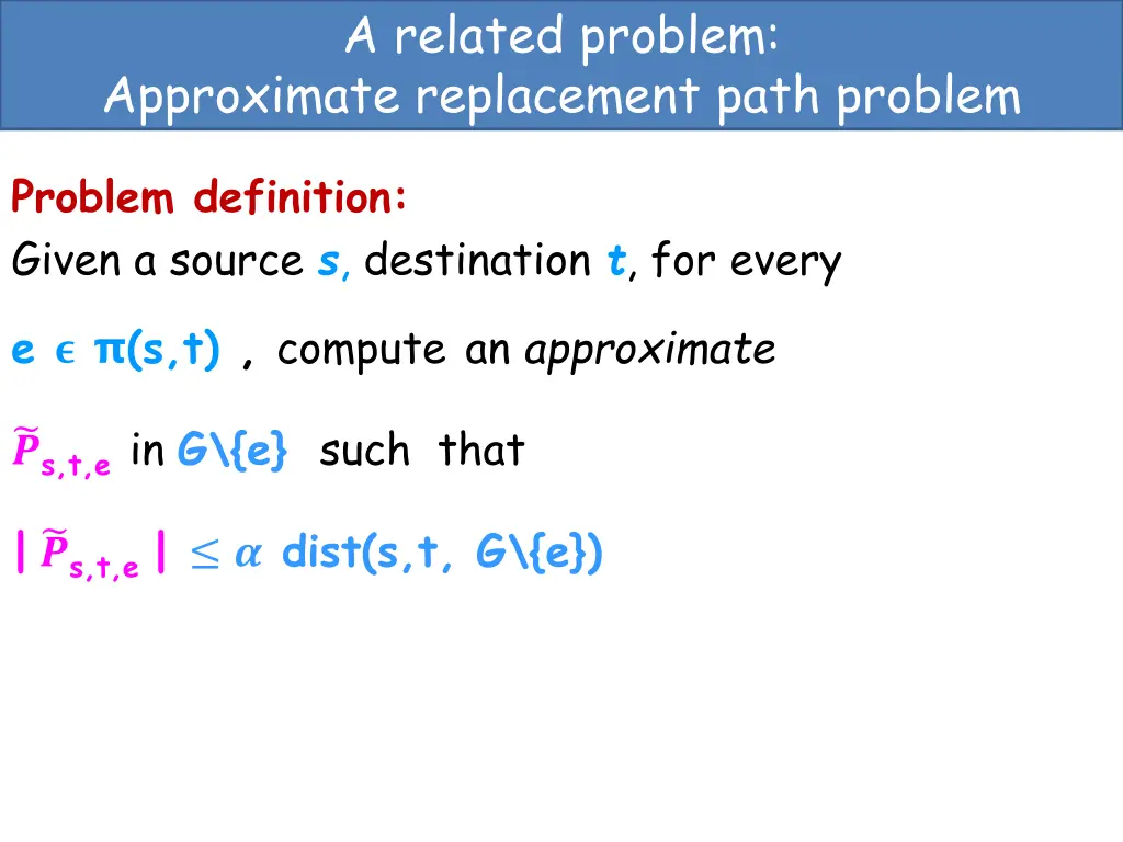 a related problem