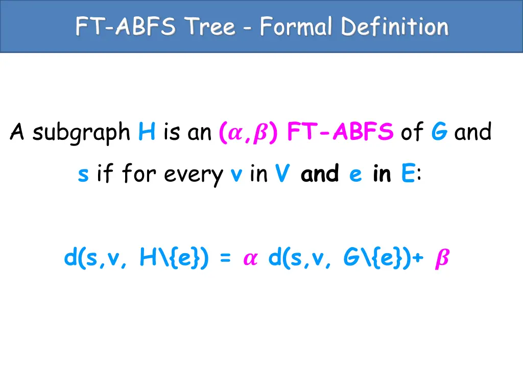 ft abfs tree formal definition