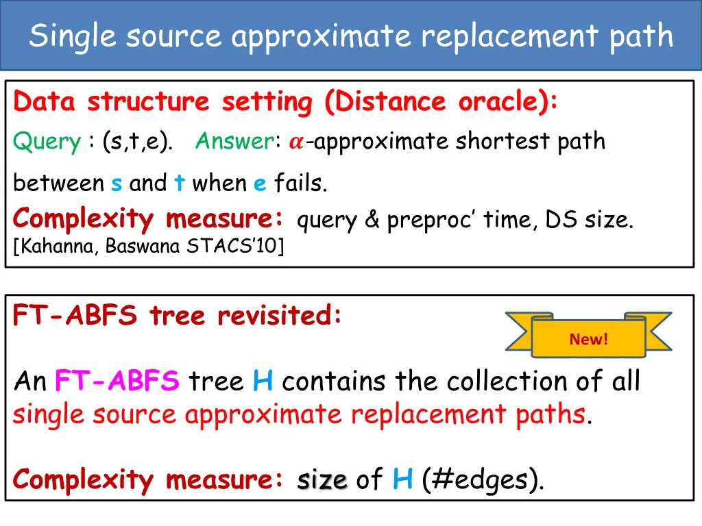single source approximate replacement path