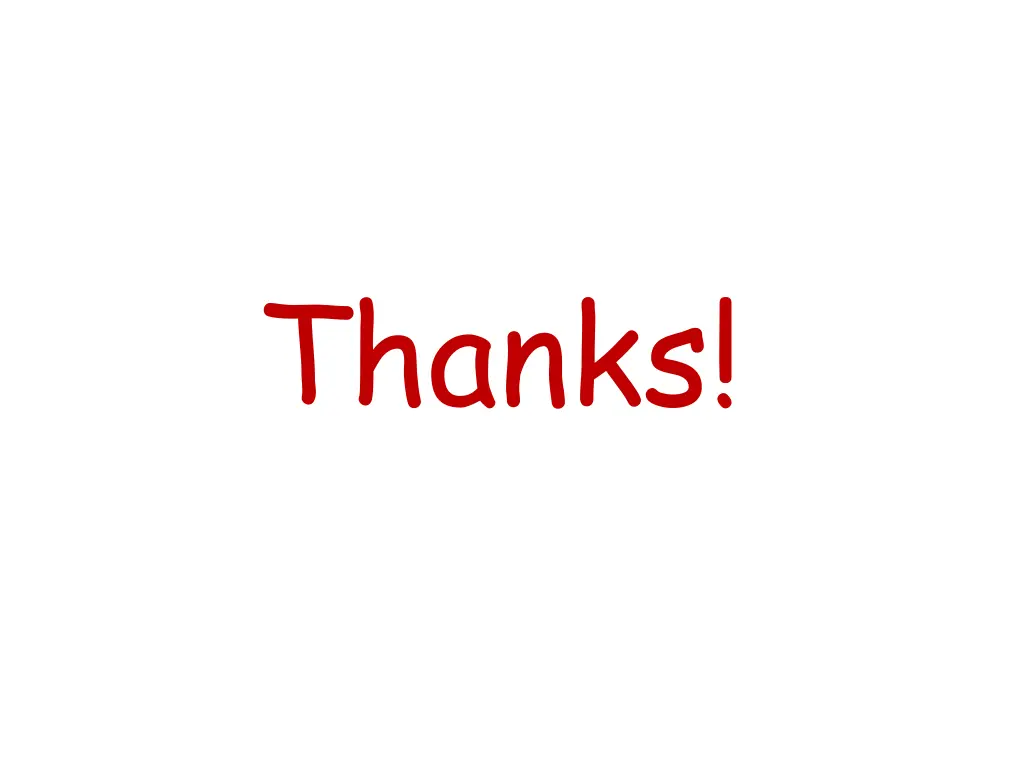thanks