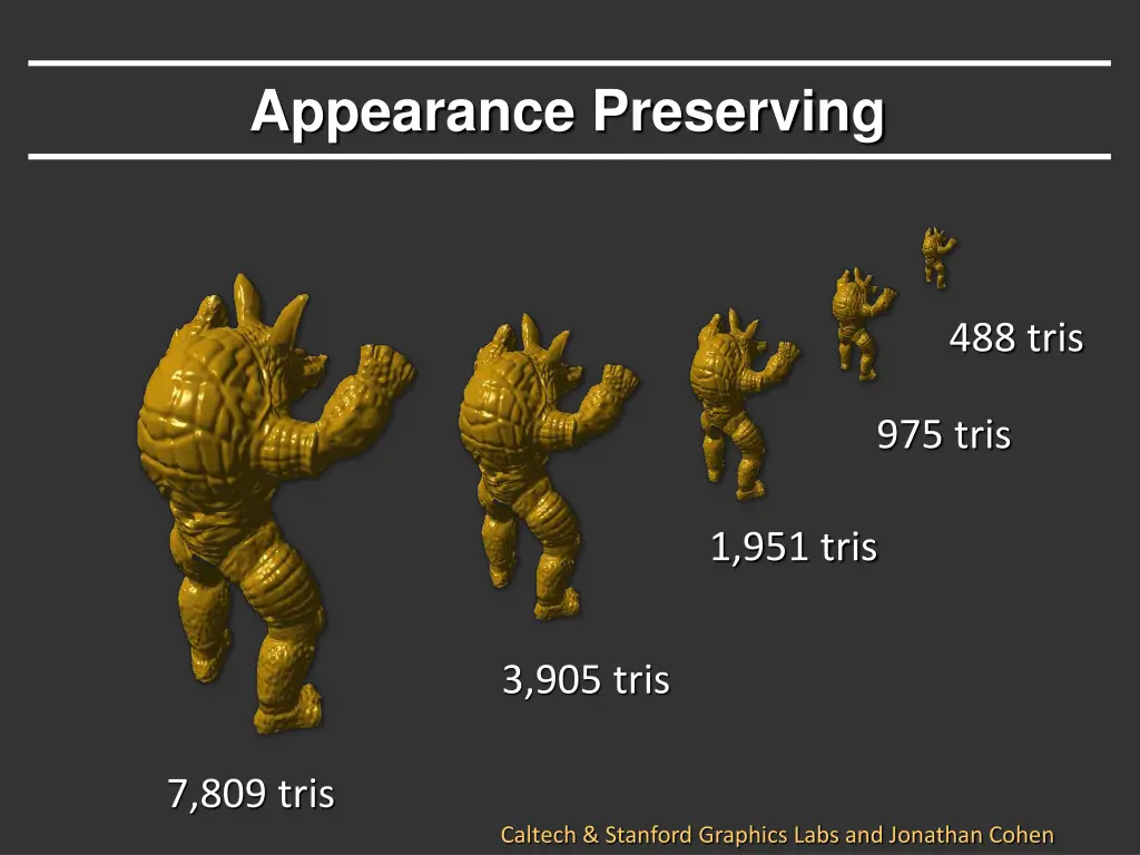 appearance preserving
