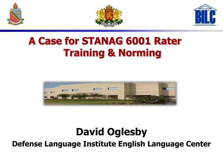 a case for stanag 6001 rater training norming