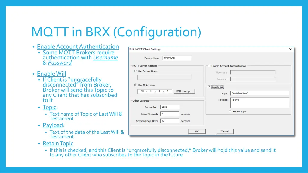 mqtt in brx configuration 1