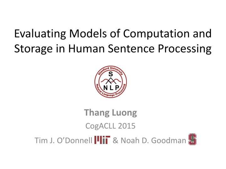 evaluating models of computation and storage