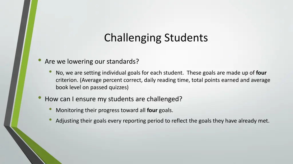 challenging students