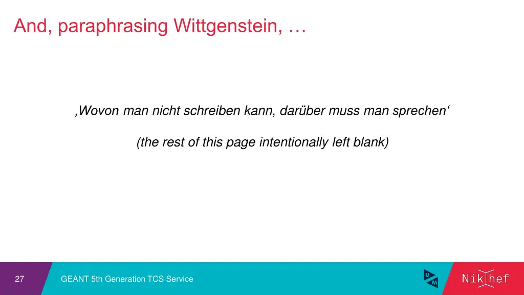 and paraphrasing wittgenstein