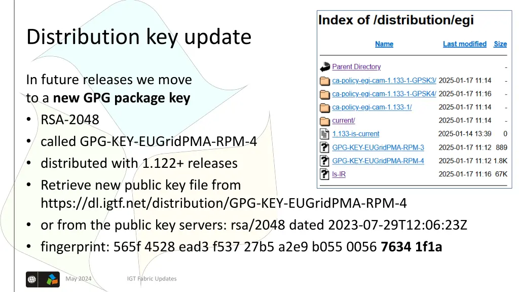 distribution key update
