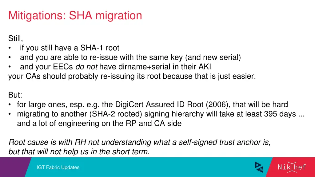 mitigations sha migration