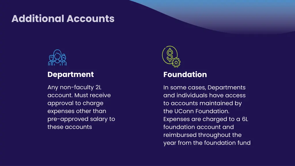 additional accounts