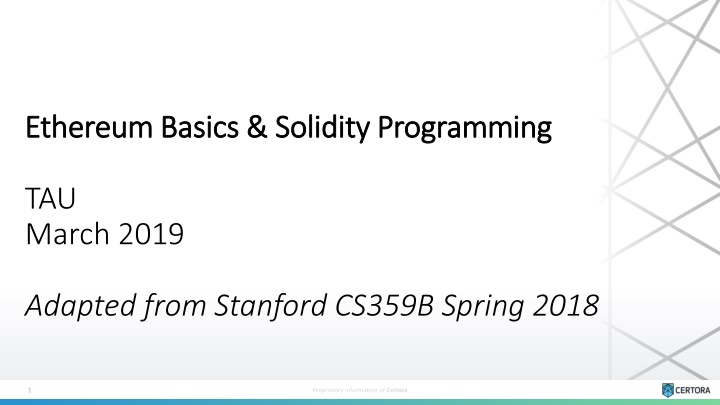 ethereum basics solidity programming ethereum