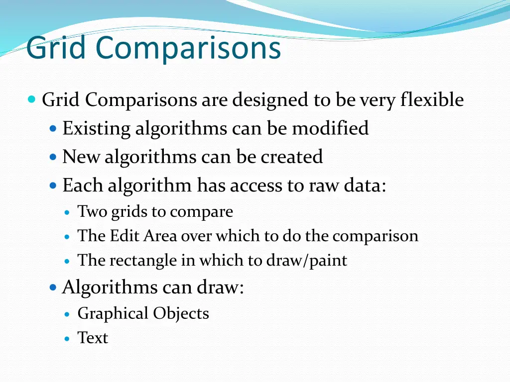 grid comparisons