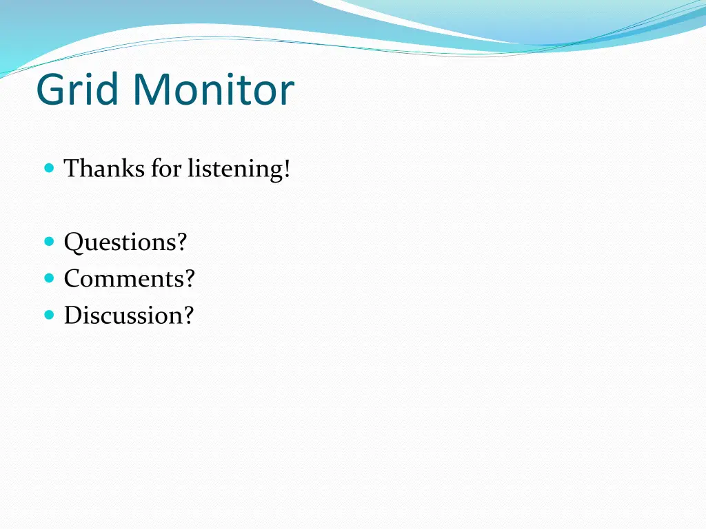 grid monitor